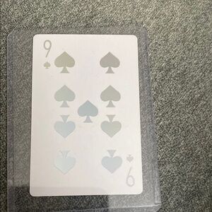 DIOR Playing Card with Spade Design